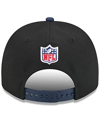 New Era Men's Black/Navy Tennessee Titans 2025 Nfl Draft A-Frame 9FIFTY Snapback Hat