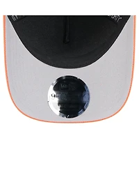 New Era Men's Black/Orange Denver Broncos 2025 Nfl Draft 9FORTY A-Frame M-Crown Adjustable Hat