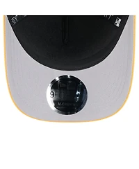 New Era Men's Black/Yellow Pittsburgh Steelers 2025 Nfl Draft 9FORTY A-Frame M-Crown Adjustable Hat