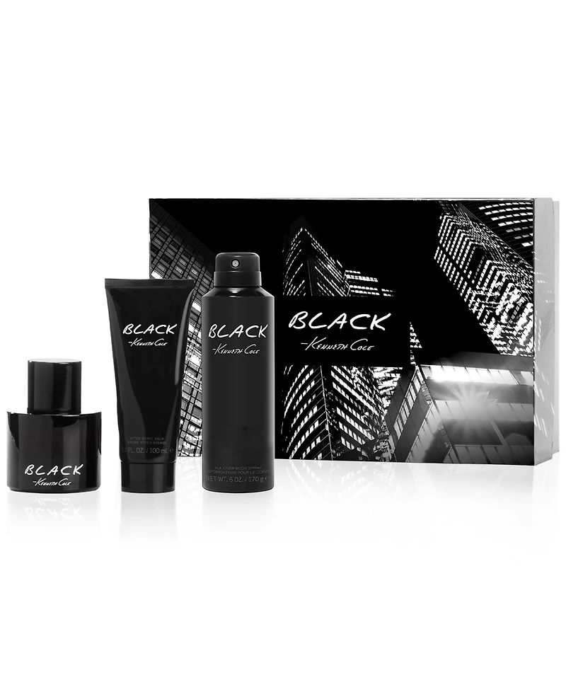 Men's 3-Pc. Black Eau de Toilette Gift Set