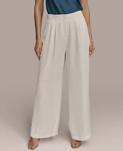 Donna Karan New York Women's Textured Wide-Leg Pants