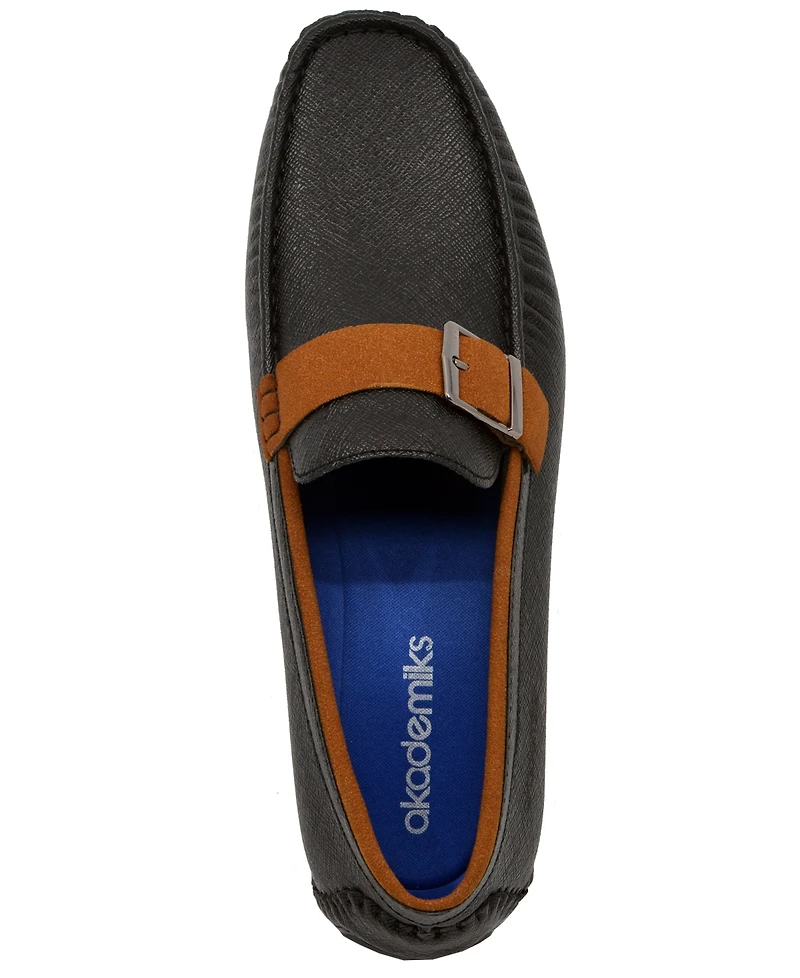 Akademiks Men's Dover Slip On Driving Loafers