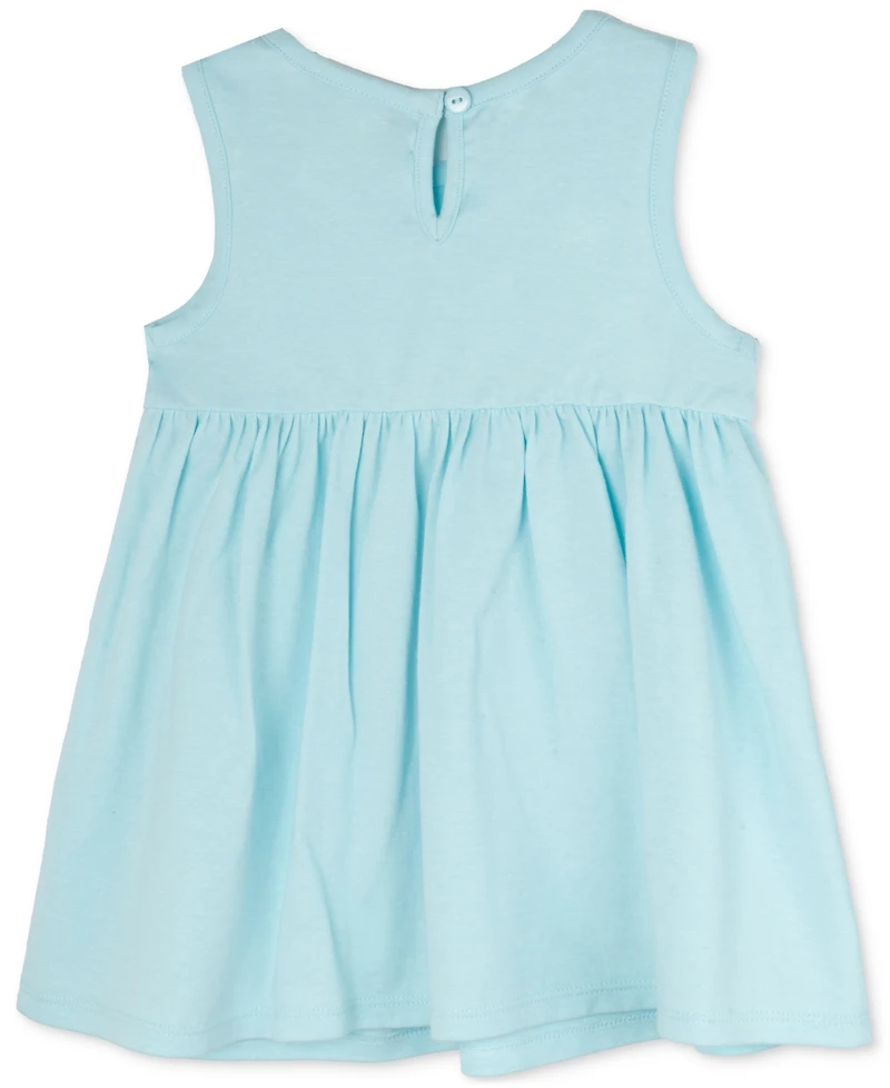 Rare Editions Baby Girls Tank Dress with Pockets & Headband, 2 Piece Set