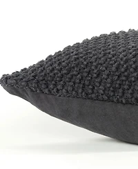 Rizzy Home Urban Farmhouse Solid Woven Decorative Pillow, 20" x