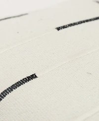 Rizzy Home Glam Striped Woven Decorative Pillow, 14" x 20"