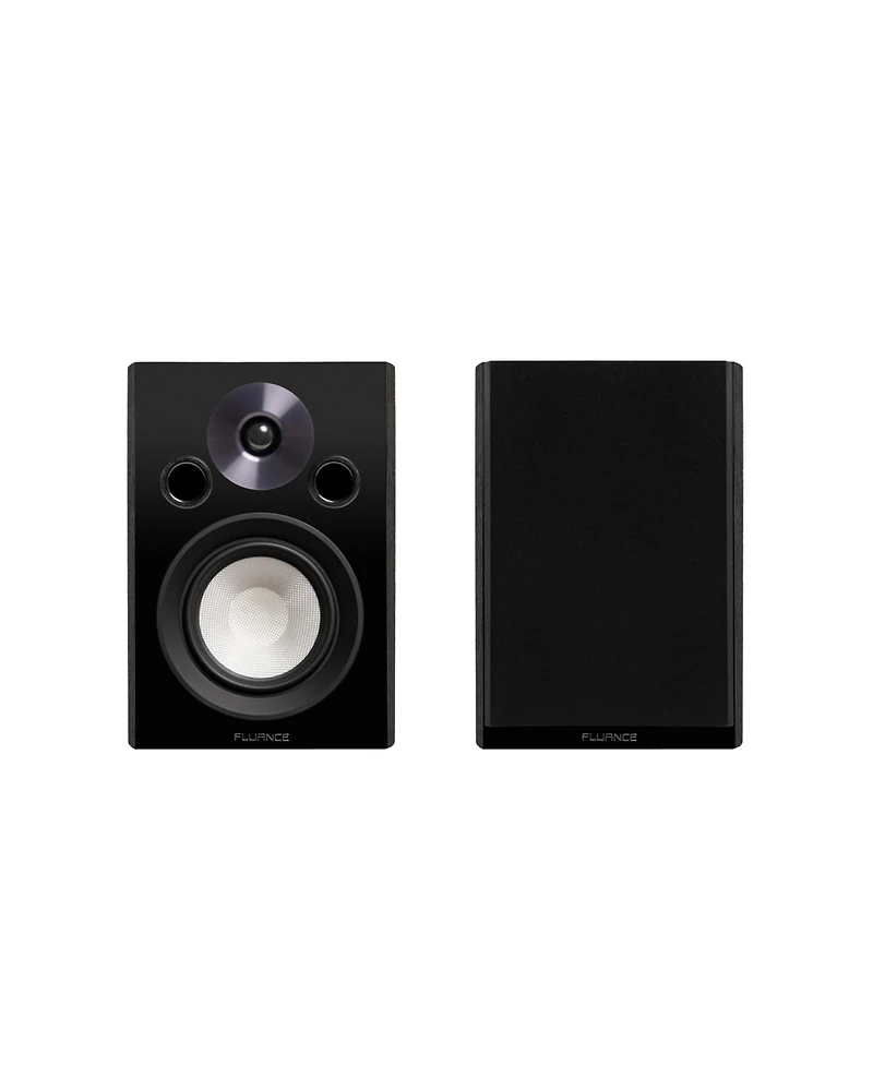 Fluance Reference Compact Surround Sound Home Theater 5.0 Channel Speaker System including 2-Way Bookshelf, Center and Rear Speakers