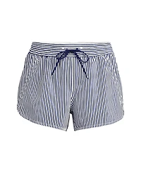 Lands' End Plus Size 3" Packable Cover-up Swim Shorts