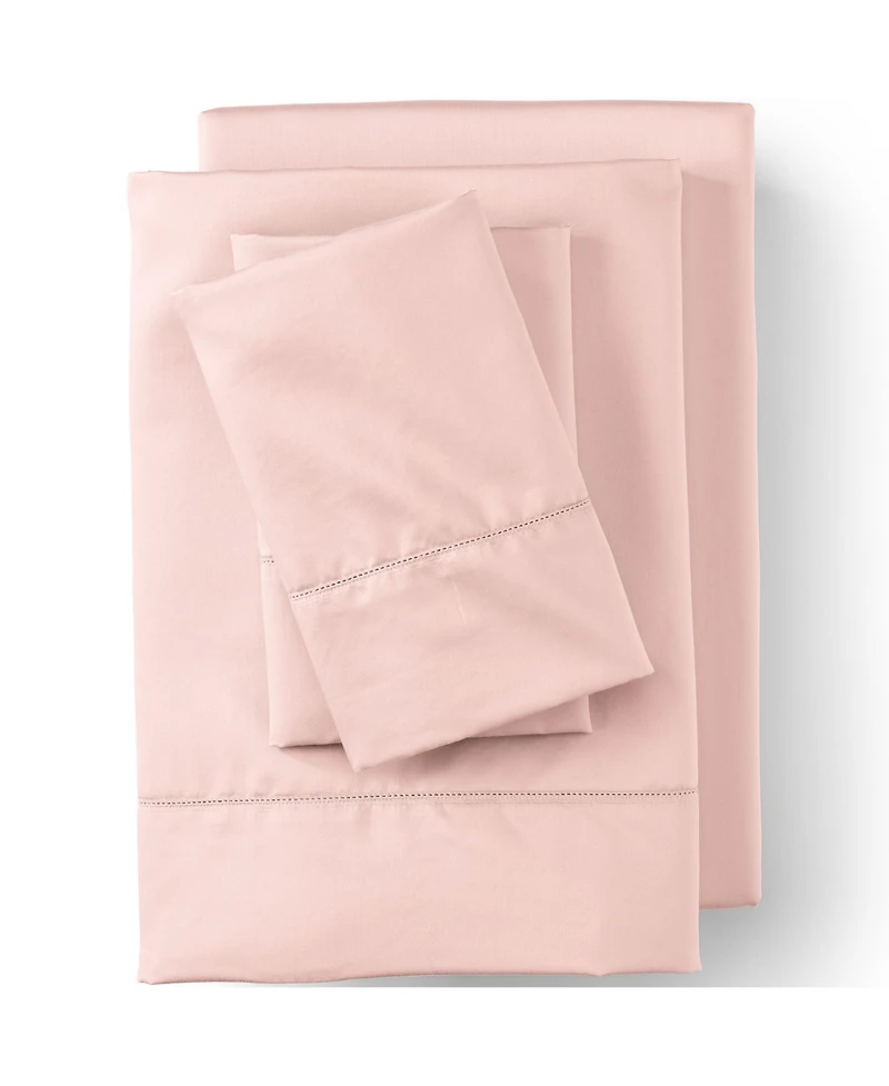 Lands' End 700 Thread Count Luxe Sateen Egyptian Cotton No Iron Bed Sheet Set