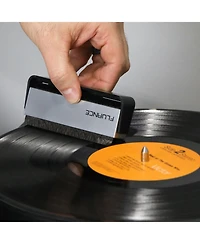 Fluance RT82 Reference High Fidelity Vinyl Turntable Record Player with Ortofon Om 10 Cartridge, Speed Control Motor, Weight, 3 1 Stylus and