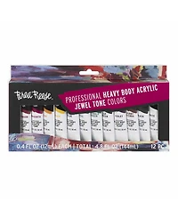Professional Heavy Body Acrylics: Jewel Tone Colors