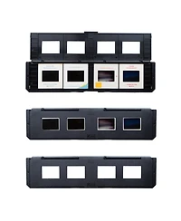 Magnasonic Long Tray Slide Film Holder for 35mm Compatible Film Scanners, Holds 4 Slides to Speed up Processing Time, Easy To Use, Gently Flattens and