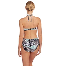 Lascana Women's Zebra Print Bandeau Bikini Swimsuit Top Bra Sizing