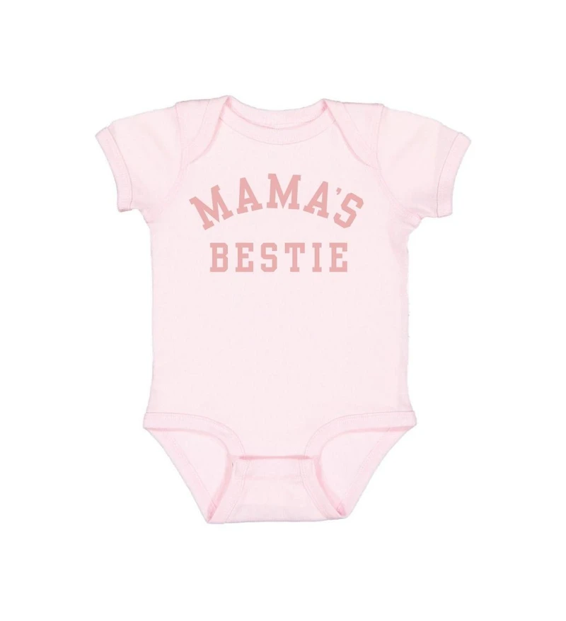 Sweet Wink Baby Girls Mama's Bestie Short Sleeve Bodysuit
