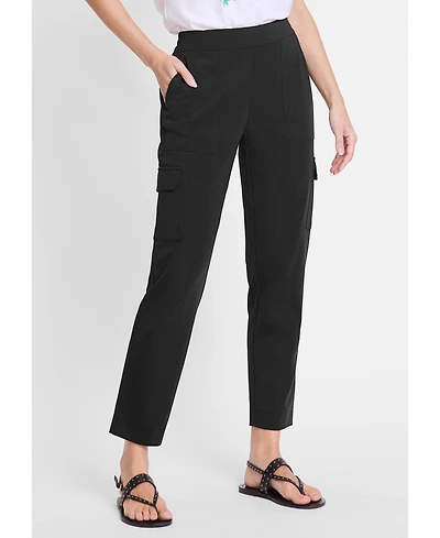 Olsen Women's Mona Fit Straight Cropped Cargo Pant