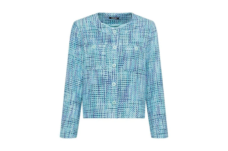 Olsen Women's Cropped Tweed Jacket