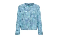 Olsen Women's Cropped Tweed Jacket
