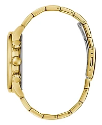 Guess Men's Multifunction Gold Tone Stainless Steel Watch, 44mm