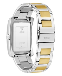 Guess Men's Analog Two-Tone Stainless-Steel Watch, 34mm