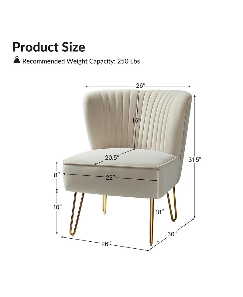 Wooden Upholstery Barto Side Chair with Tufted Back
