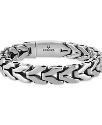 Bulova Men's Icon Stainless Steel Link Bracelet