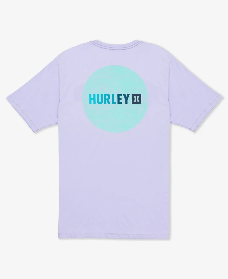 Hurley Men's Circle Gradient Short Sleeve T-Shirt