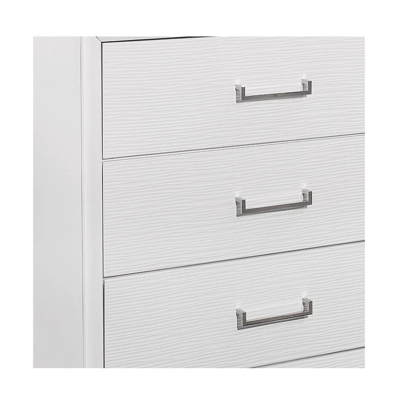 Modern 6-Drawer Chest for Bedroom Closet or Guest Room