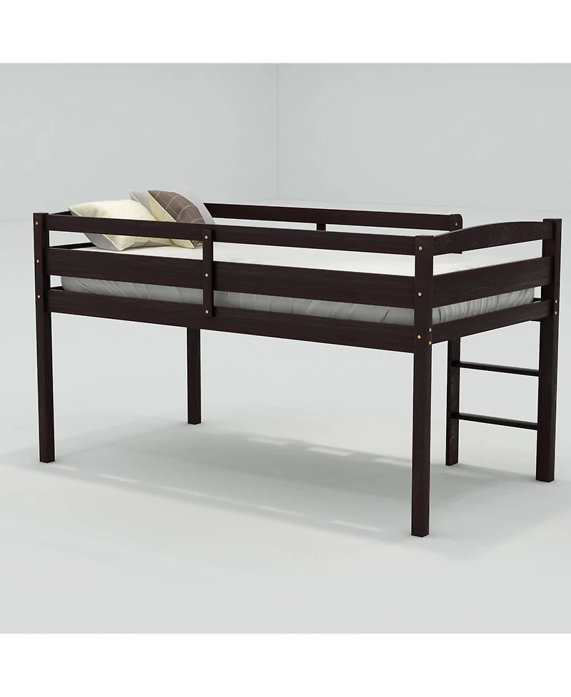 Compact Low Loft Bed – Sturdy and Functional