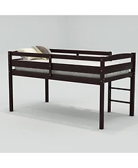 Compact Low Loft Bed – Sturdy and Functional