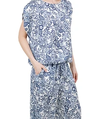 Fever Women's Print Drawstring Pant