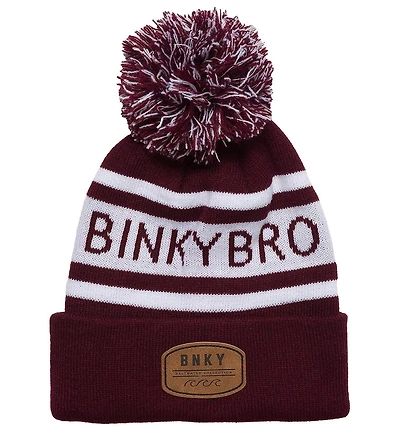BinkyBro Men's Adult Sundance Pom - Raven Beanie