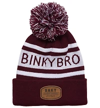 BinkyBro Men's Adult Sundance Pom - Raven Beanie