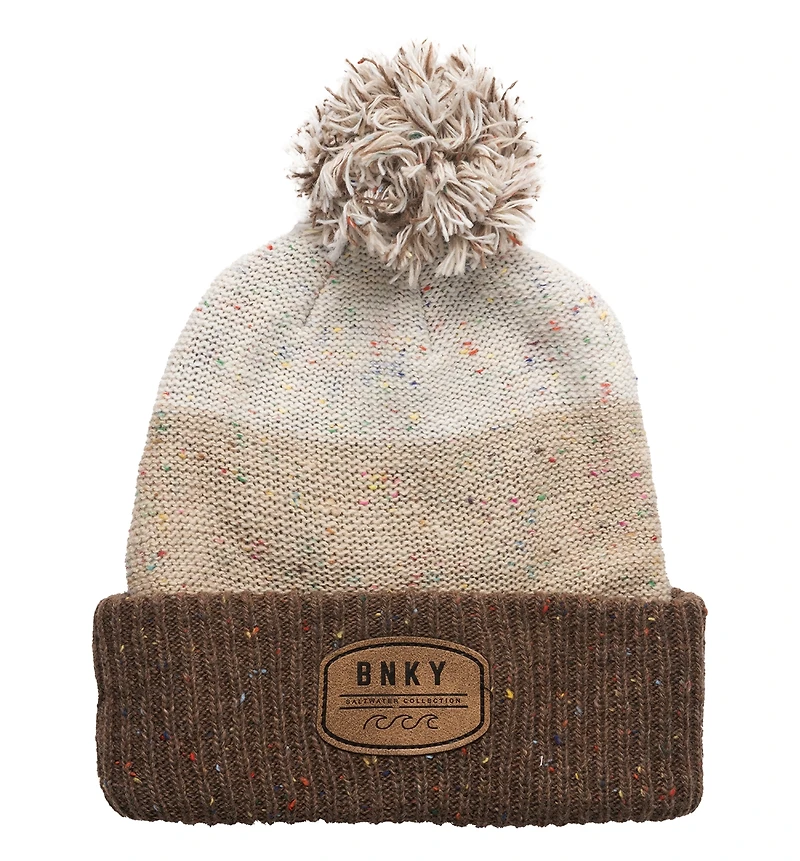 BinkyBro Men's Adult Sundance Pom - Raven Beanie