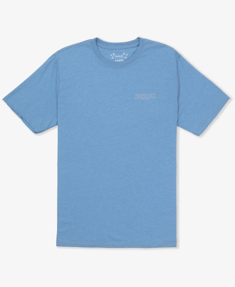 Hurley Men's Fastlane Lined Short Sleeve T-Shirt