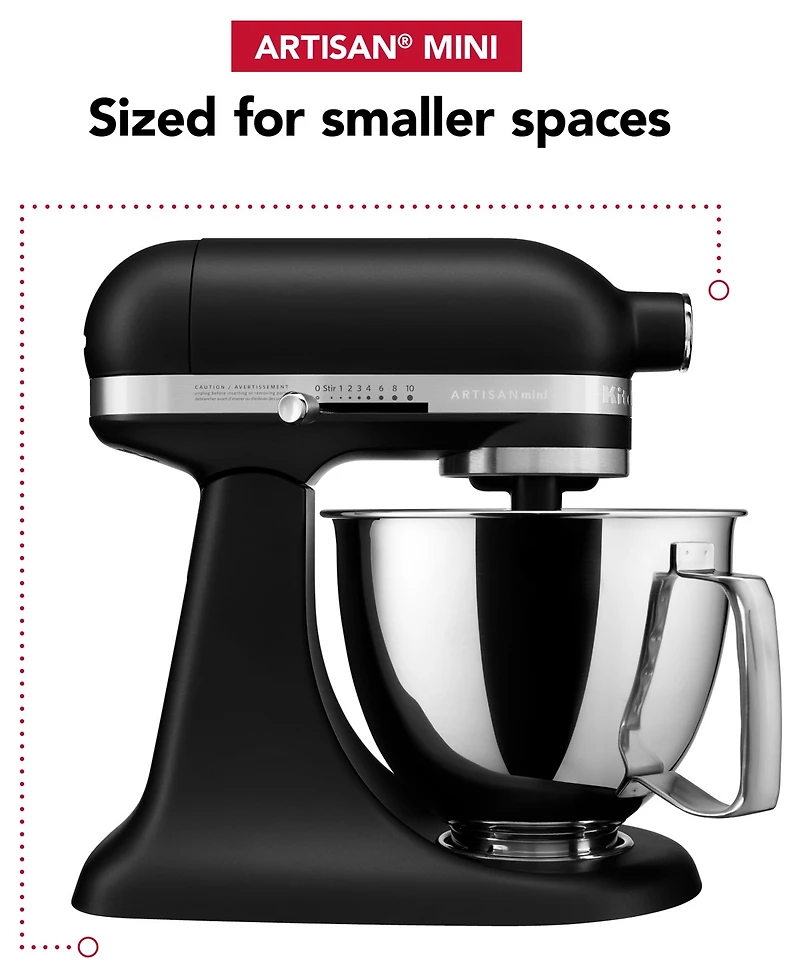 KitchenAid Artisan Mini 3.5 Quart Tilt-Head Stand Mixer