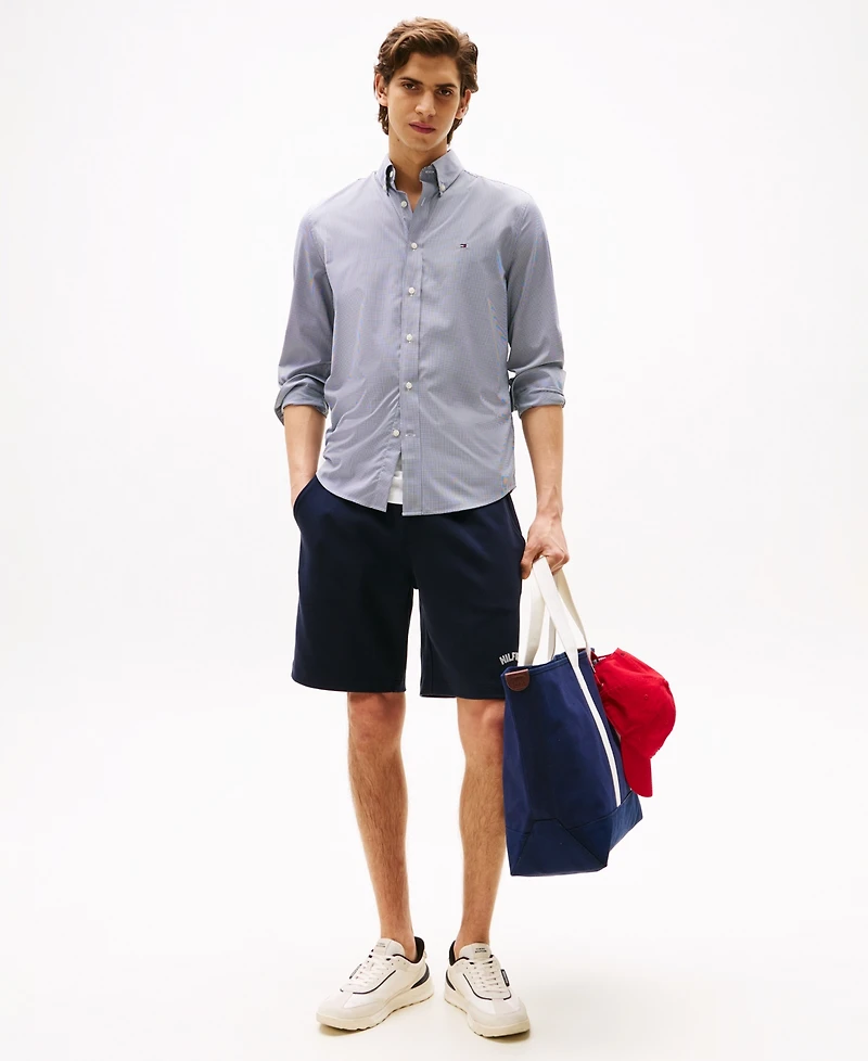 Tommy Hilfiger Men's Regular-Fit Gingham Performance Shirt