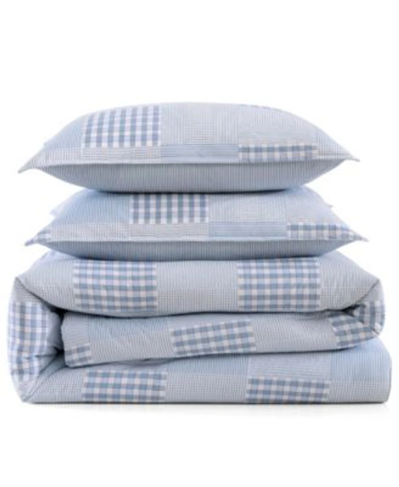Tommy Hilfiger Hamptons Patchwork Cotton Duvet Cover Set