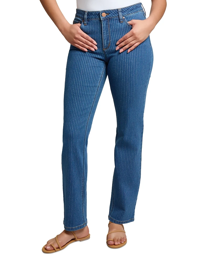 Jones New York Petite Lexington Straight-Leg Jeans