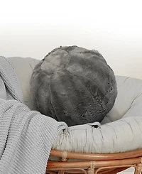 Cheer Collection Ultra Soft Ball Decorative Pillow, 10" x