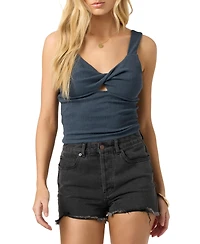 O'Neill Juniors' Jayde Twist-Front Tank Top