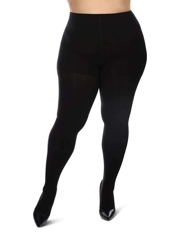 MeMoi Women's FirmFit Opaque 90 Denier Control Top Tights Mm-2892