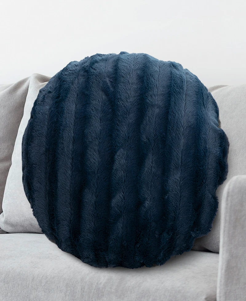 Cheer Collection Decorative Round Deccorative Pillow Set, 18" x