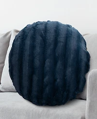 Cheer Collection Decorative Round Deccorative Pillow Set, 18" x