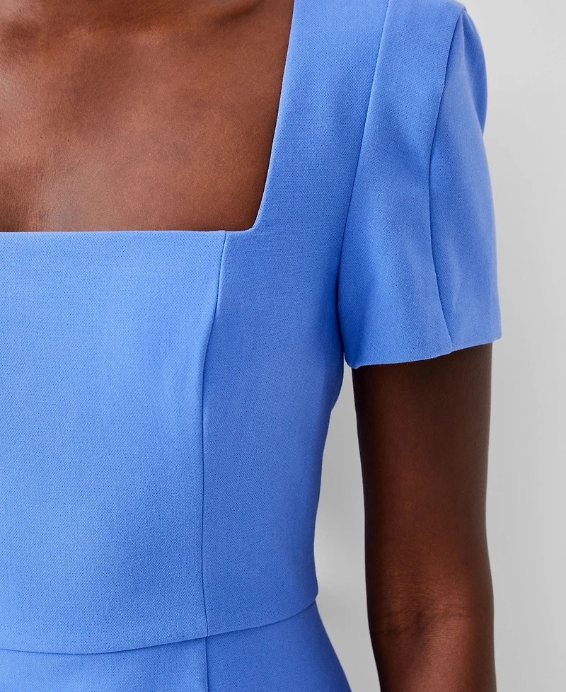 French Connection Women's Whisper Square-Neck Short-Sleeve Dress