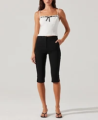 Astr the Label Women's Paiton Bow Top