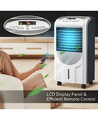 Gymax Air Cooler Heater Portable Evaporative Fan Filter Humidifier