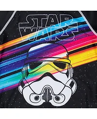 Star Wars Boys Rash Guard and Swim Trunks Outfit Set