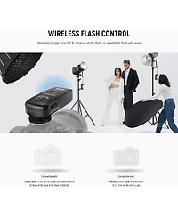Neewer Fc-16 2.4G Wireless Camera Shutter Studio Flash Trigger with Two Receivers, Compatible with Canon Rebel T3 Xs T4i T3i T2i Xsi Eos 1100D Mark Iv