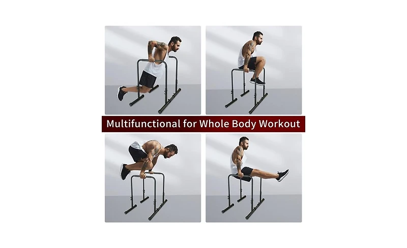 Power Tower Pull Up Rod Stand – Adjustable Height, Detachable Bench, Multi-Functional Fitness Training Equipment for Home Gym
