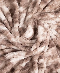 Cheer Collection Luxuriously Soft Faux Fur Design Blanket