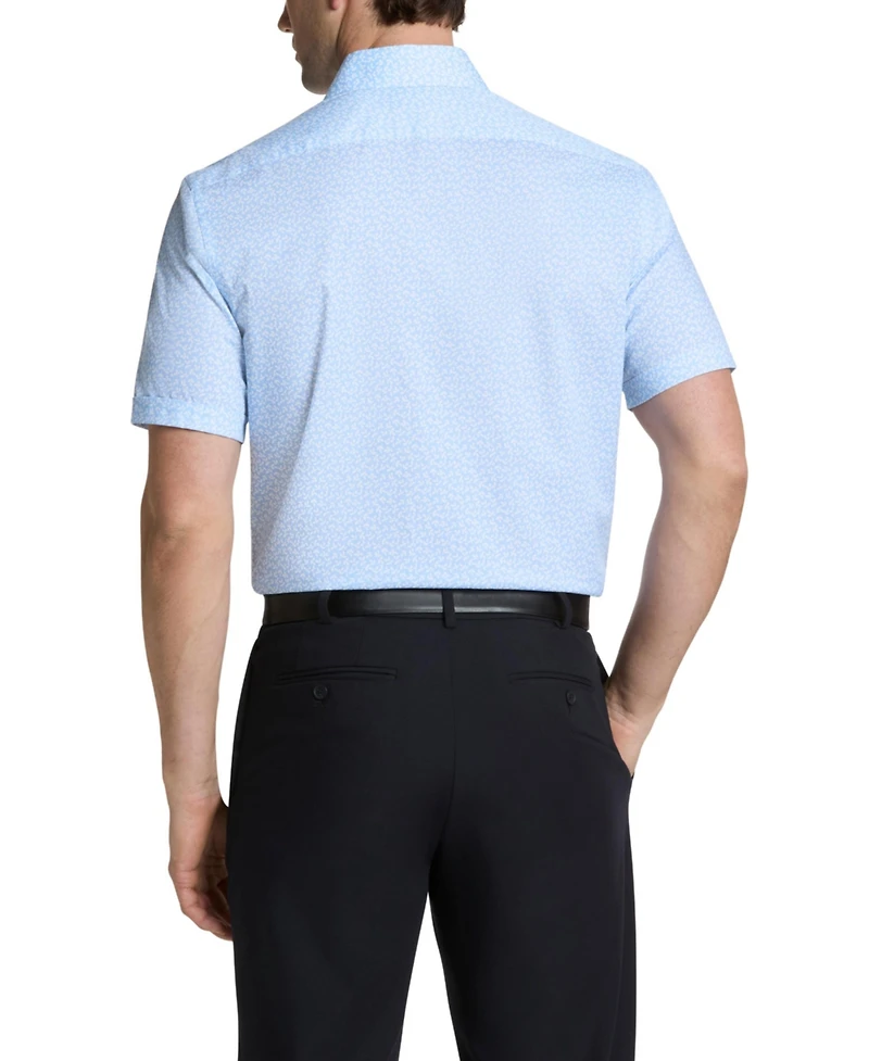 Van Heusen Men's Slim Fit Short Sleeve Dress Shirt